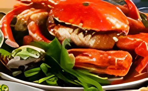 Ghẹ tươi được chọn mỗi sáng